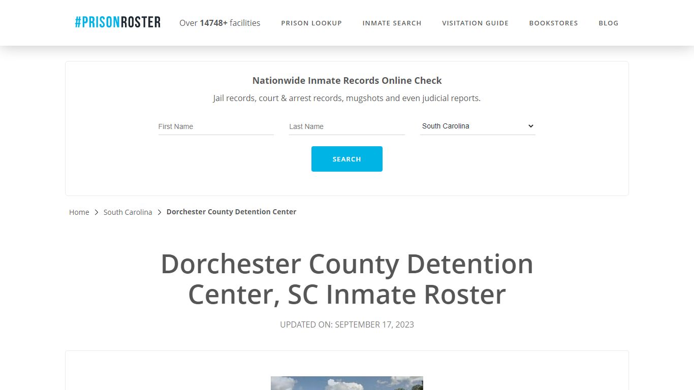 Dorchester County Detention Center, SC Inmate Roster - Prisonroster